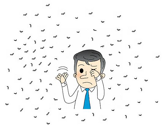 眼睛里有飛蚊，是咋回事？